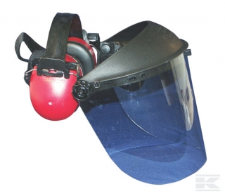 Štít pre ochrannu sluchu a tváre s hľadím (015182)